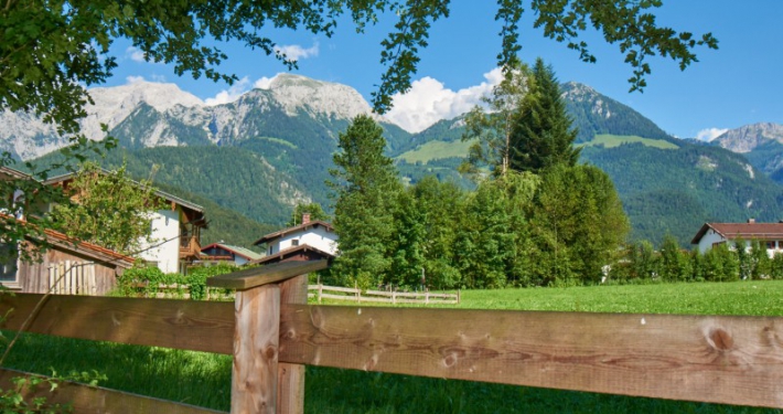 Aussicht Ferienwohnungen Thiele Schönau Königssee